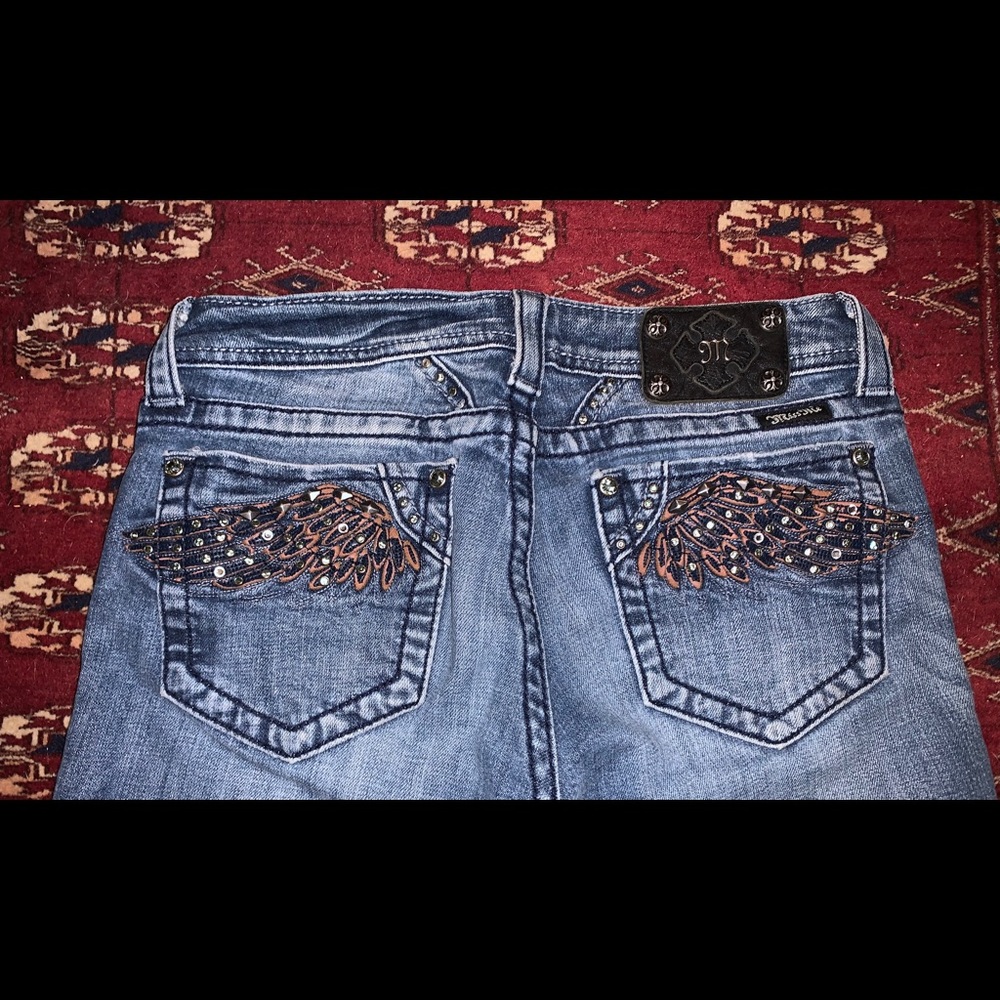 Angel Wing Miss Me Jeans